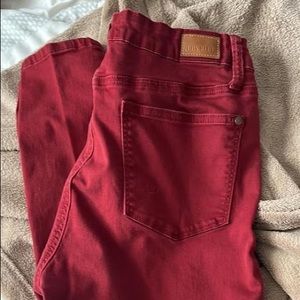 Maroon Judy Blue jeans size 11/30